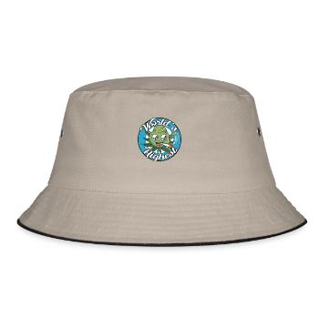 Worlds Highest - Bucket Hat - khaki/black - Front