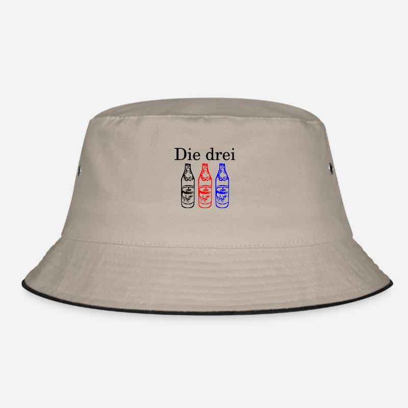 Die Drei Flaschen - dunkel Bucket Hat