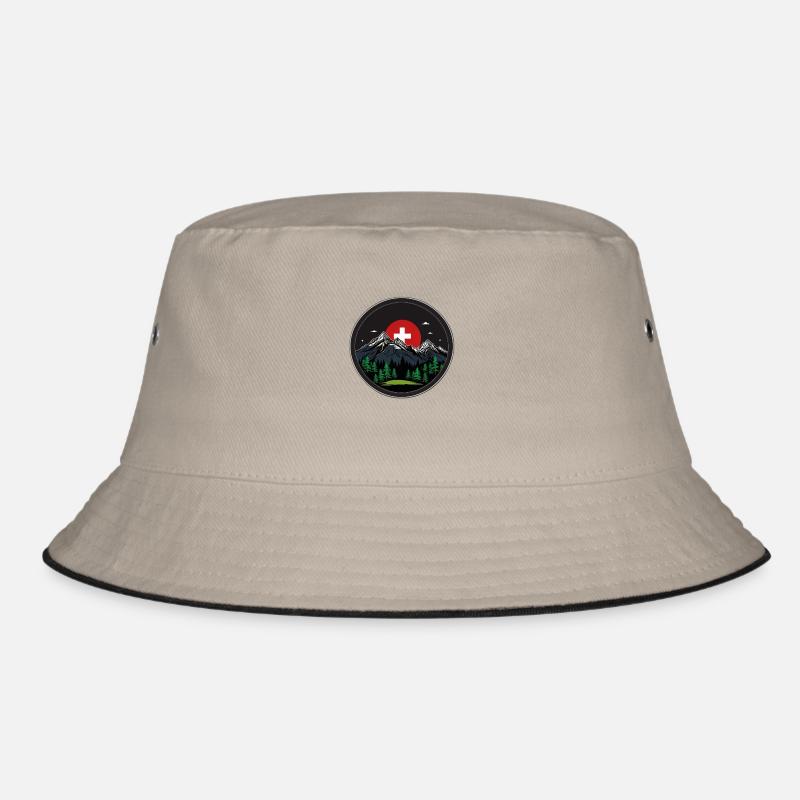 Schweizer Flagge Bucket Hat