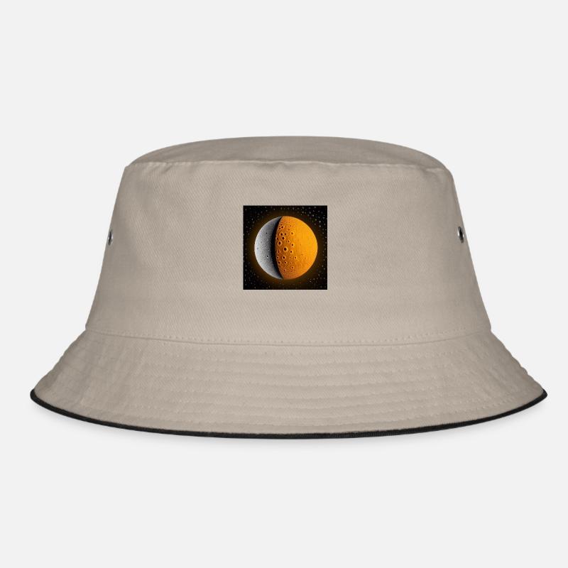 Orangegrauer Planet Bucket Hat