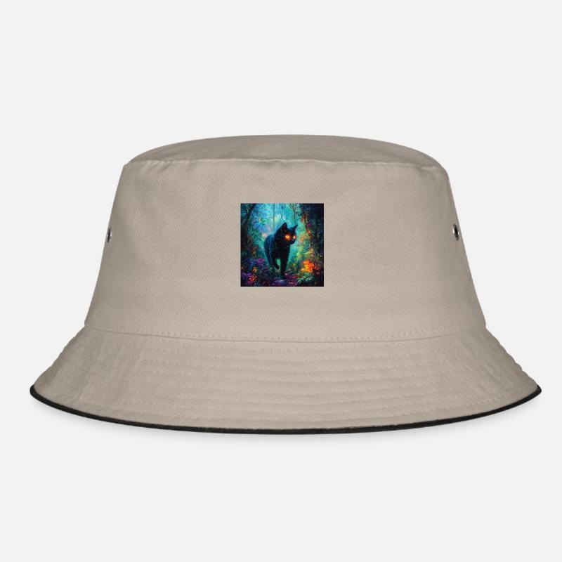 FANTASY Forest Cat Bucket Hat