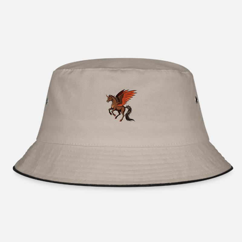 Battle-ready Demon Horse Bucket Hat