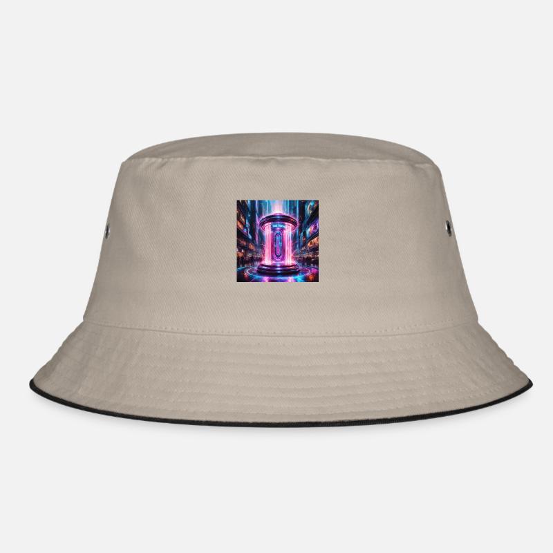 Tor zur Zukunft - Bucket Hat - Khaki/Schwarz