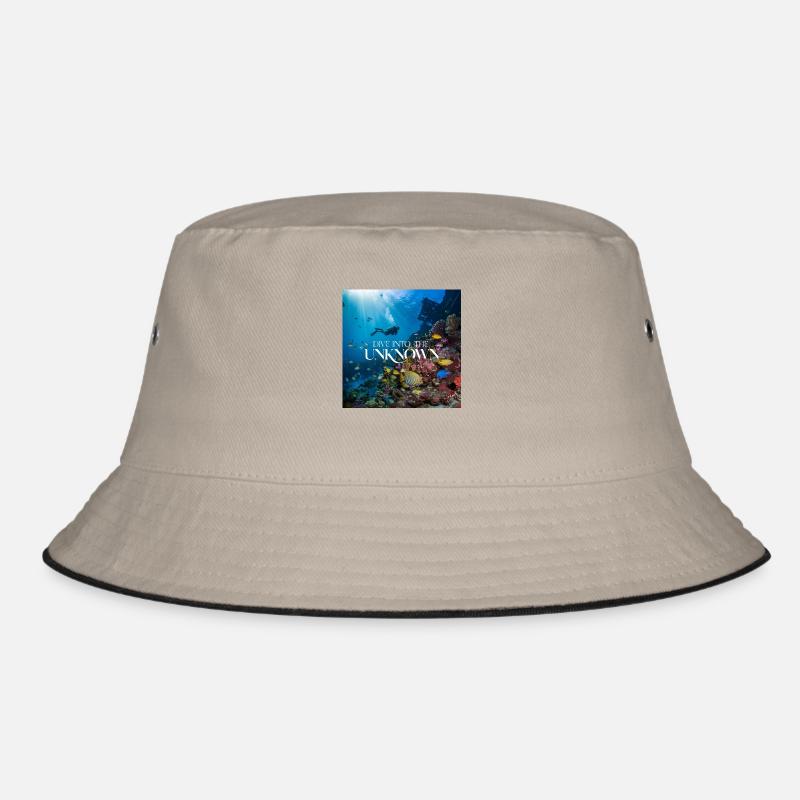 Dive into the Unknown transformed Bucket Hat
