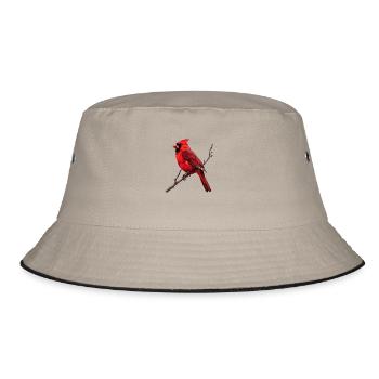 Cardinal Vogel rouge - Bob - kaki/noir - Devant