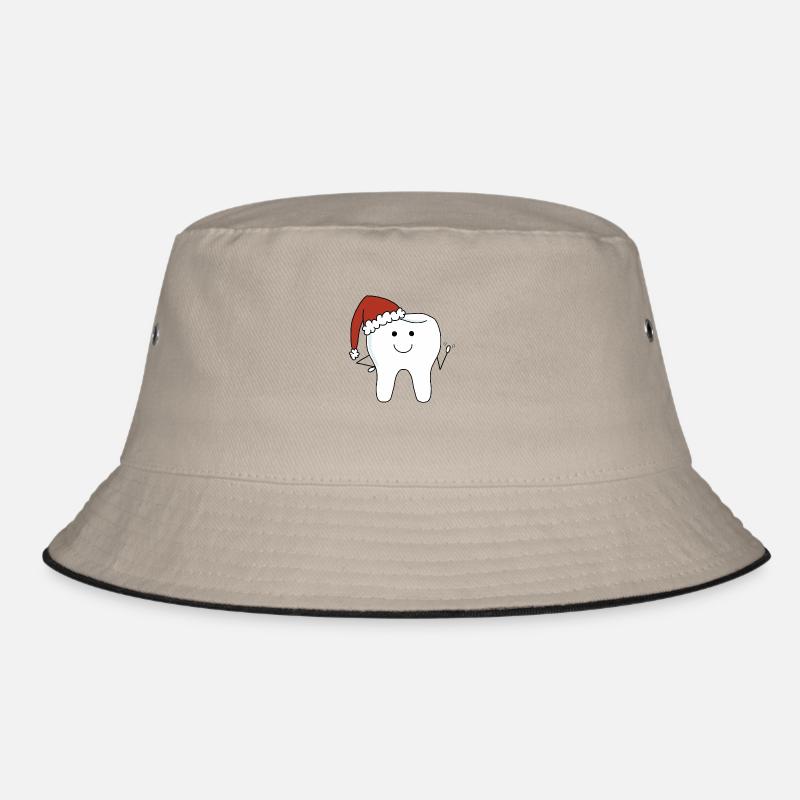 Christmas Tooth - Bucket Hat - khaki/black