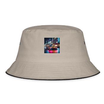 Fast und Cool - Bucket Hat - Khaki/Schwarz - Vorne
