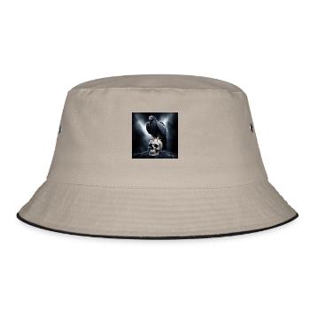 Eagle 1 - Bucket Hat - Khaki/Schwarz - Vorne