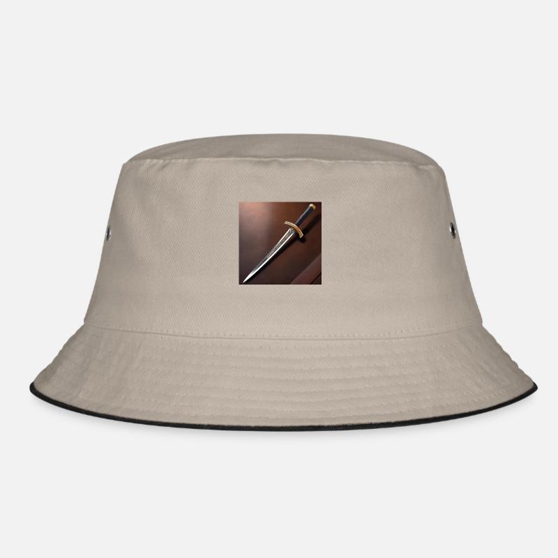 Samurai Sabre Poster Design Bucket Hat