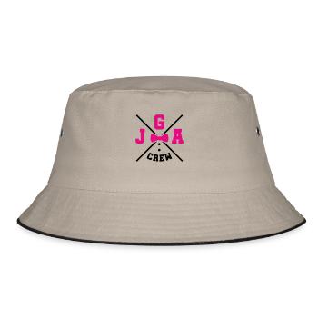 jga crew - Bucket Hat - Khaki/Schwarz - Vorne