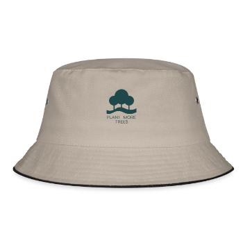 Plant More Trees Conservation Activist - Bucket Hat - khaki/black - Front