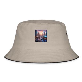Future - Bucket Hat - khaki/black - Front