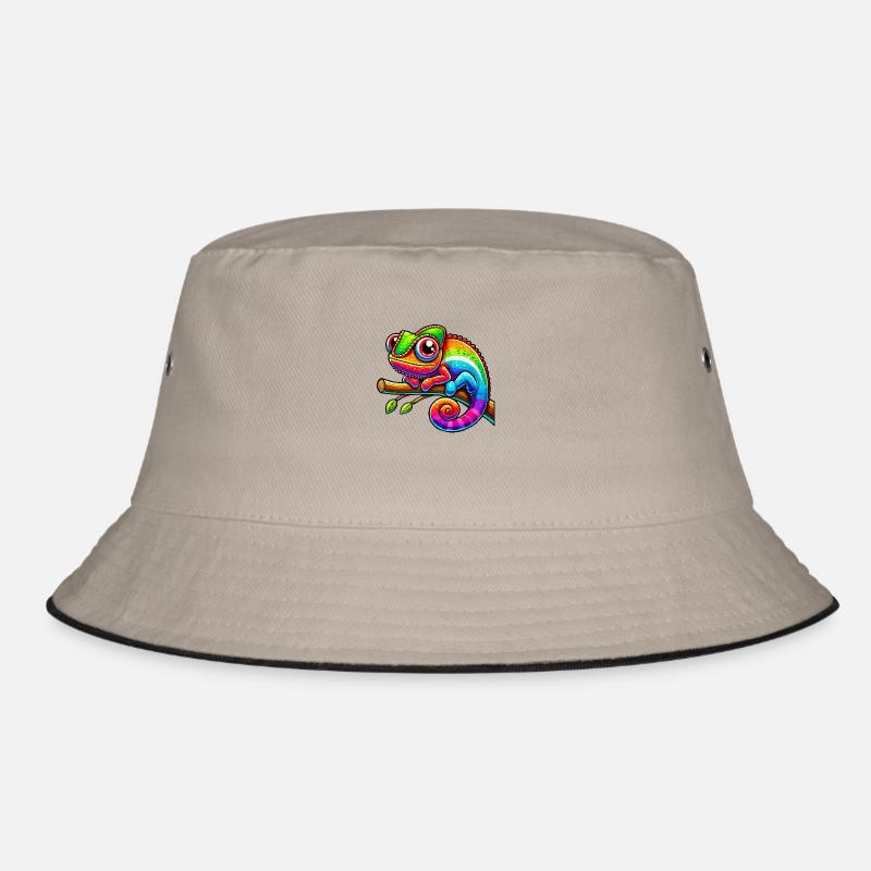 chamäleon comic Bucket Hat