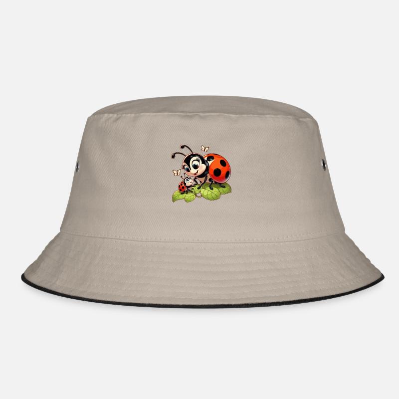 La mère coccinelle joue avec l’enfant - Bob - kaki/noir