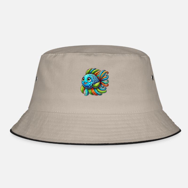 fisch comic Bucket Hat