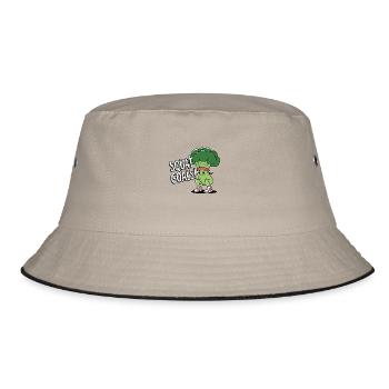 Squat Goals - Bucket Hat - khaki/black - Front
