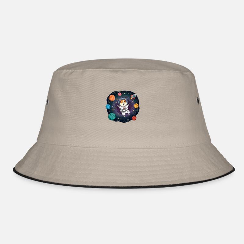 Space Hamster Astronaut Bucket Hat