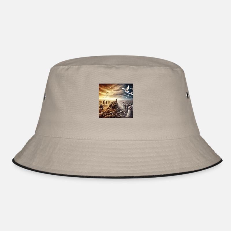 1000013523 - Bucket Hat - Khaki/Schwarz