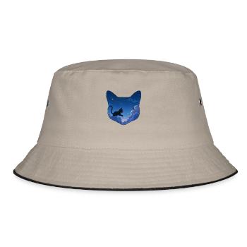 Le chat chasse les souris dans les nuages - Bob - kaki/noir - Devant
