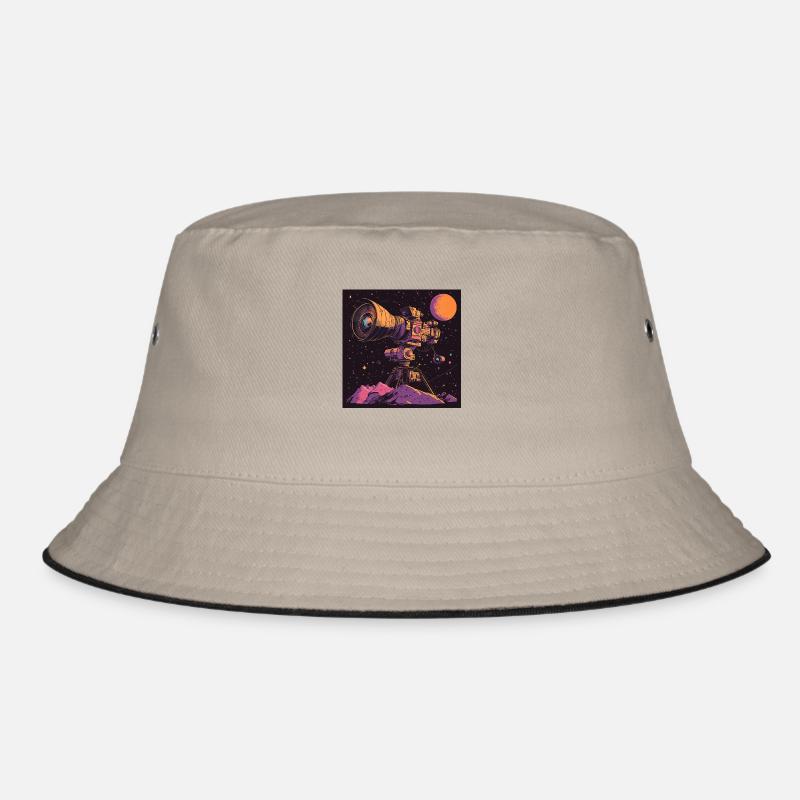 Space rock - Bucket Hat - Khaki/Schwarz