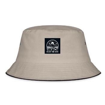 Enjoy driving - Bucket Hat - khaki/black - Front
