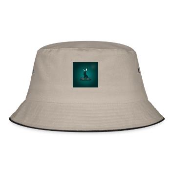 Hasi, der Eierkönig - Bucket Hat - Khaki/Schwarz - Vorne