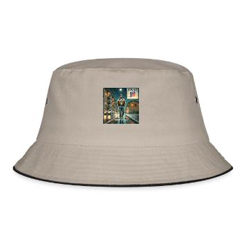 LONE HERO OF THE 90S - Bucket Hat - khaki/black - Front
