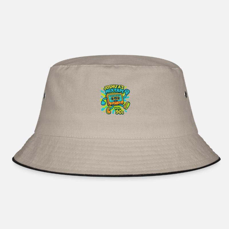 Joshua's Mixtape Vol. 90s - Bucket Hat - khaki/black