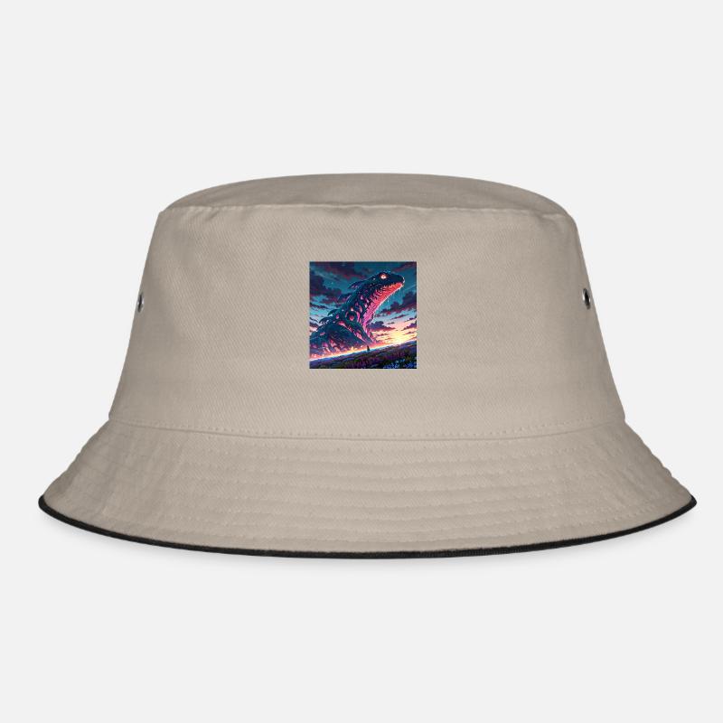 Leonardo Anime XL In a surreal lunar offbeat Bucket Hat