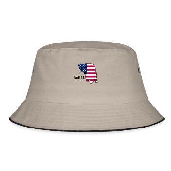 Süd-L.A. - Bucket Hat - Khaki/Schwarz - Vorne