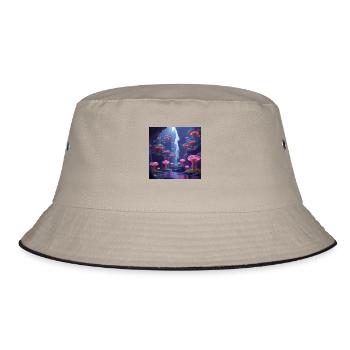 Fantasy Designs - Bucket Hat - khaki/black - Front
