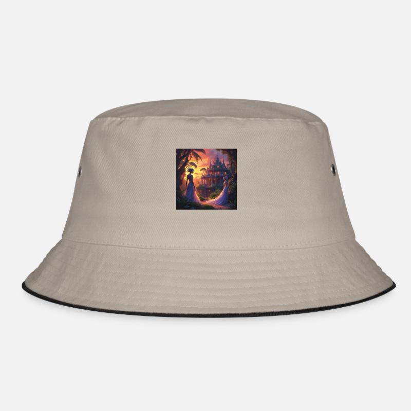 Fantasy - Bucket Hat - khaki/black