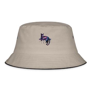 Cosmic Form - Bucket Hat - khaki/black - Front