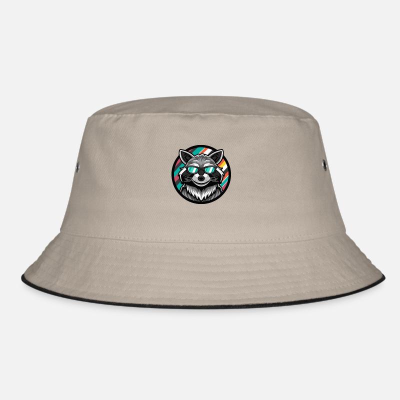 Waschbär Cool Comic Bucket Hat