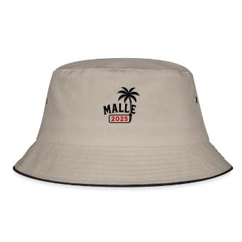 Malle 2025 - Bucket Hat - Khaki/Schwarz - Vorne