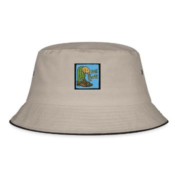 Lirili Larila Elephant - Italian Brainrot - Bucket Hat - khaki/black - Front