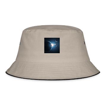 Mystical moon phases - Bucket Hat - khaki/black - Front