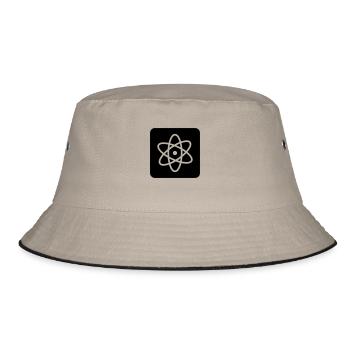 Attention: atomic physics - Bucket Hat - khaki/black - Front
