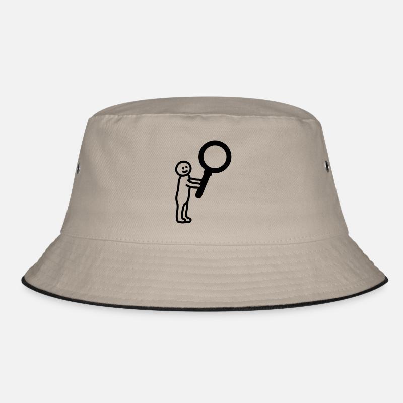 Männchen Lupe - Line Bucket Hat