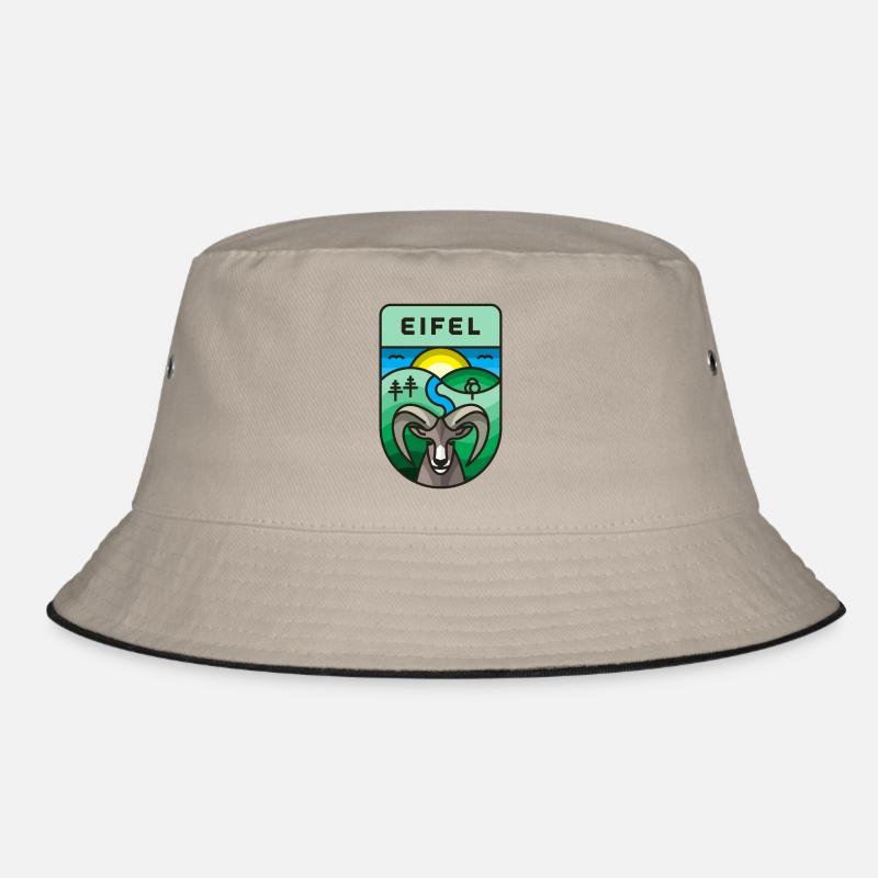 Eifel Patch - Bucket Hat - Khaki/Schwarz