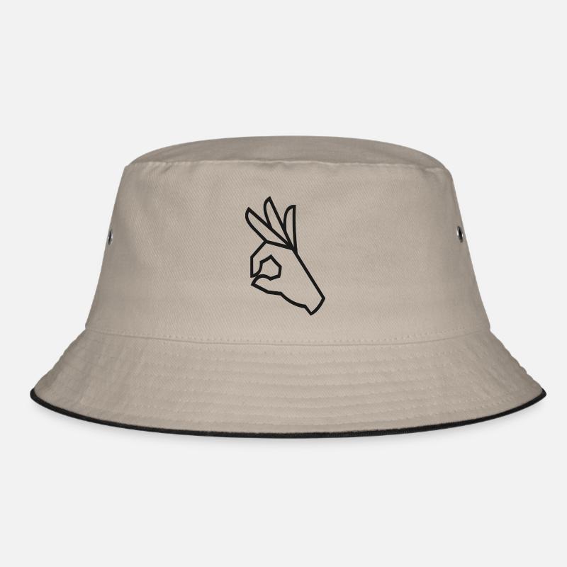 ok sign Bucket Hat