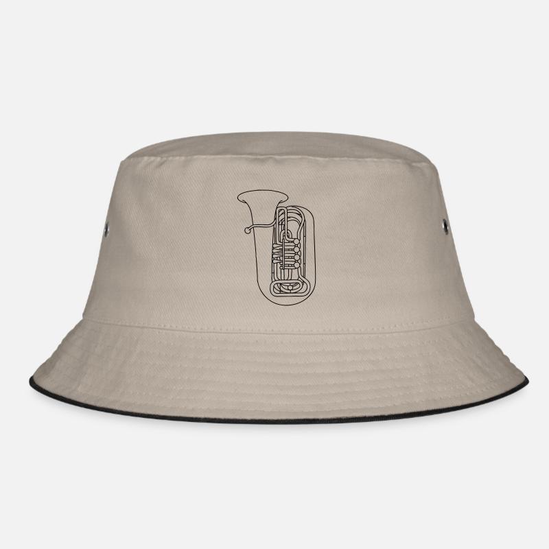 TUBA brass Bucket Hat