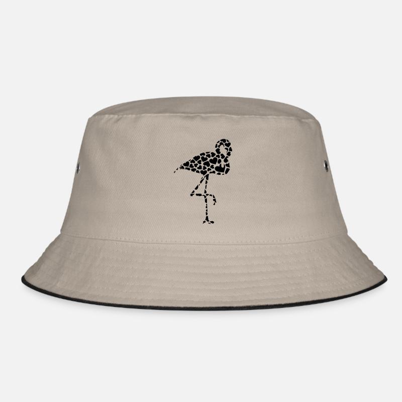 flamingo herzen Bucket Hat