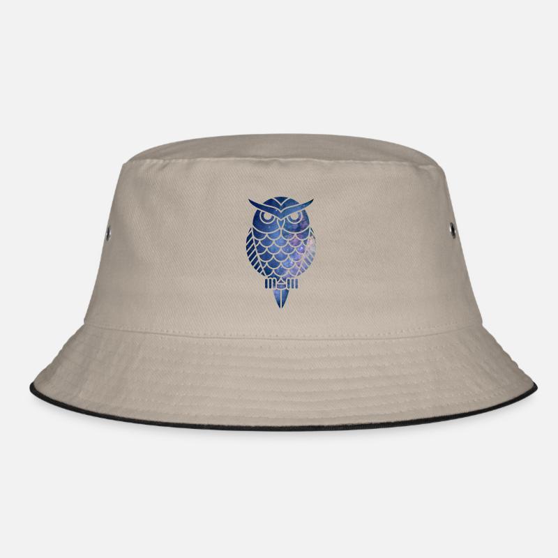 Hibou - Bob - kaki/noir