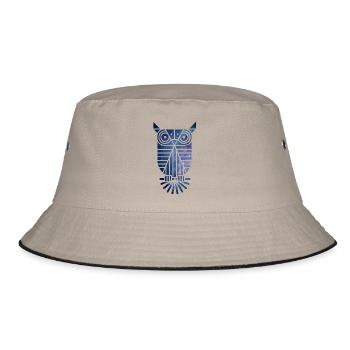 Owl - Bucket Hat - khaki/black - Front