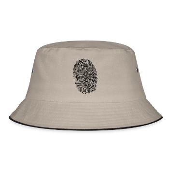 fingerprint - Bucket Hat - khaki/black - Front