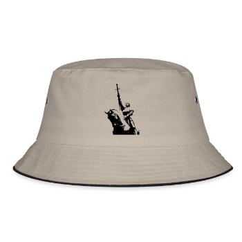 joan of arc - Bucket Hat - khaki/black - Front