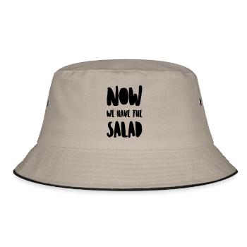 Now we have the salad - Bucket Hat - khaki/black - Front