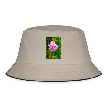 common foxglove lady's glove Red foxglove - Bucket Hat - khaki/black - Front