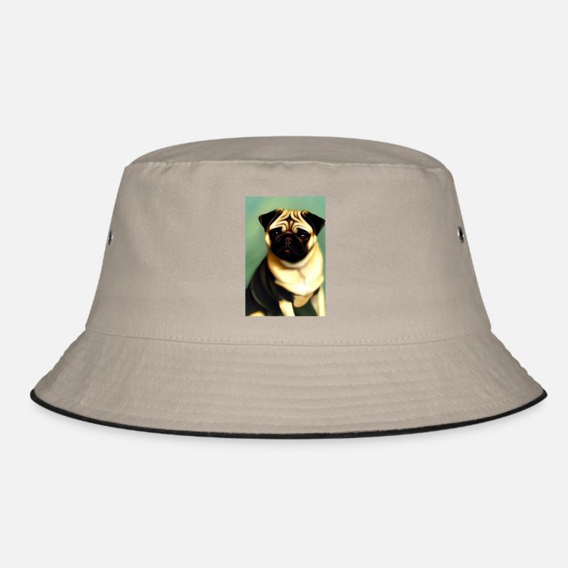 Mops Hund Bucket Hat